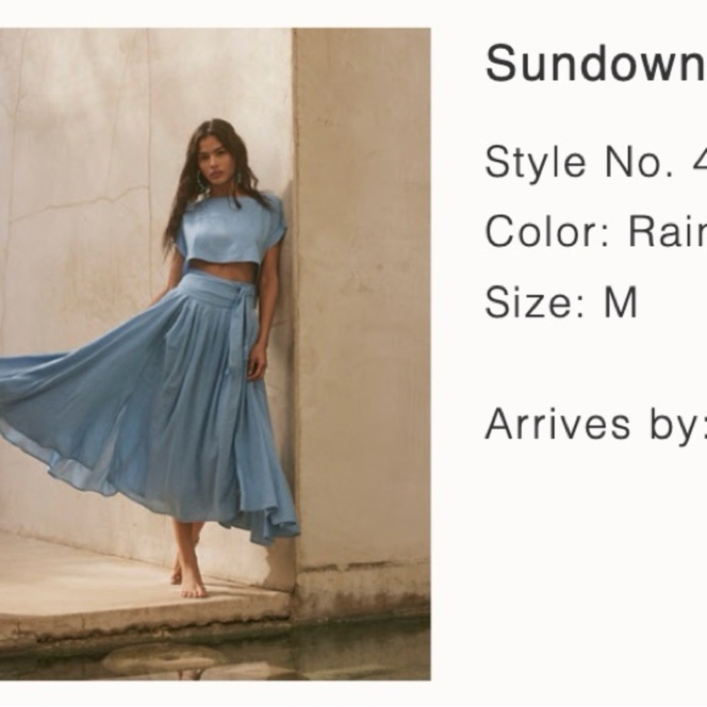 Free People Sundown Skirt Set (M)